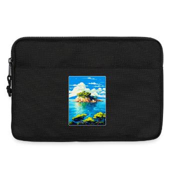 Paklinski Inseln Kroatien Vintage Reiseposter - Laptoptasche 13" - Schwarz - Vorne