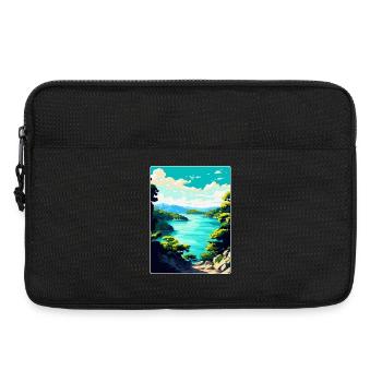 Mljet Kroatien Vintage Reiseposter WPA Souvenir - Laptoptasche 13" - Schwarz - Vorne