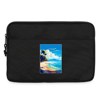 Strand Jakirusa Kroatien Vintage Reiseposter WPA - Laptoptasche 13" - Schwarz - Vorne