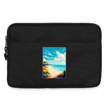 Strand Podrace Kroatien Vintage Reiseposter WPA - Laptoptasche 13" - Schwarz - Vorne
