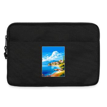 Saronische Inseln Griechenland Vintage Reiseposter WPA - Laptoptasche 13" - Schwarz - Vorne