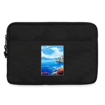Saronische Inseln Griechenland Vintage Reiseposter WPA - Laptoptasche 13" - Schwarz - Vorne