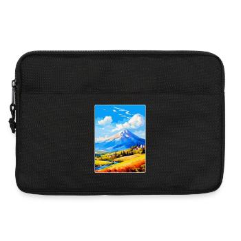 Mount Vardousia Griechenland Vintage Reiseposter WPA - Laptoptasche 13" - Schwarz - Vorne