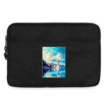 Split Kroatien Vintage Reiseplakat WPA Souvenir - Laptoptasche 13" - Schwarz - Vorne