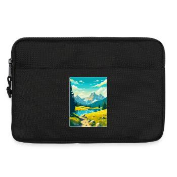 Durmitor-Nationalpark Montenegro Reiseplakat - Laptoptasche 13" - Schwarz - Vorne