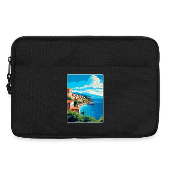 Sizilien Italien Vintage Reiseplakat WPA Souvenir - Laptoptasche 13" - Schwarz - Vorne