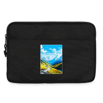 Stilfser Joch Italien Vintage Reiseposter WPA Souvenir - Laptoptasche 13" - Schwarz - Vorne