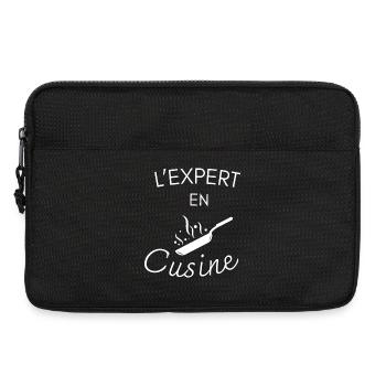 L’expert en cuisine - Sacoche pour ordinateur portable 13 pouces - noir - Devant