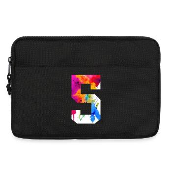 NUMMER 5 JAHRE ALT 5. GEBURTSTAG - Laptoptasche 13" - Schwarz - Vorne