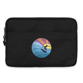 Sonne Meer Wellenreiten - Laptoptasche 13" - Schwarz - Vorne