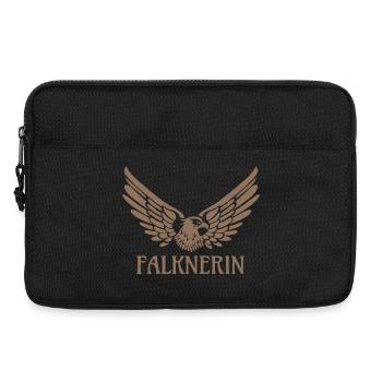 Falknerin Adler Falke Falknerei Geschenk - Laptoptasche 13" - Schwarz - Vorne