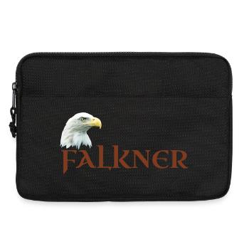 Falkner, Adlerkopf, Weißkopfseeadler für Falknerei - Laptoptasche 13" - Schwarz - Vorne