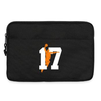 NUMMER 17 BASKETBALL 17. GEBURTSTAG - Laptoptasche 13" - Schwarz - Vorne