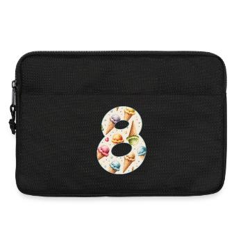 EISCREME NUMMER 8 JAHRE EIS 8. GEBURTSTAG - Laptoptasche 13" - Schwarz - Vorne
