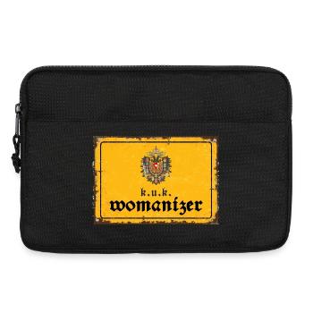 k.u.k. womanizer - Laptoptasche 13" - Schwarz - Vorne
