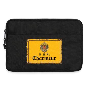 Vintage Österreich k.u.k. Charmeur - Laptoptasche 13" - Schwarz - Vorne