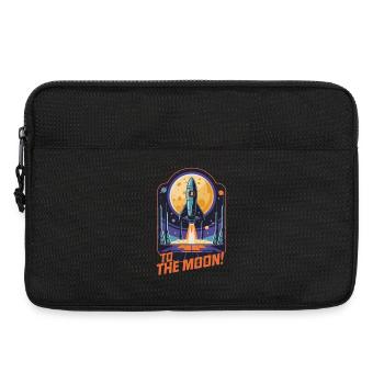 Zum Mond - Laptoptasche 13" - Schwarz - Vorne