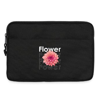 Le pouvoir des fleurs - Sacoche pour ordinateur portable 13 pouces - noir - Devant