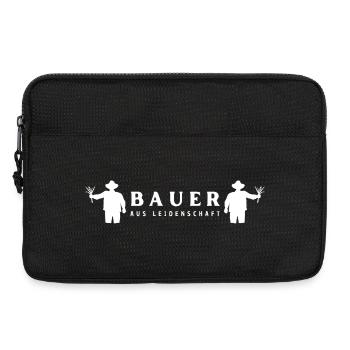 Bauer aus Leidenschaft - Laptoptasche 13" - Schwarz - Vorne