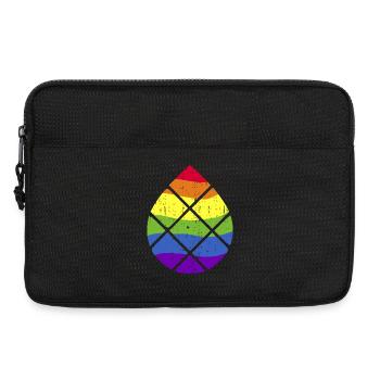 Augsbourg Zirbelnuss LGBT LGBTQPlus - Sacoche pour ordinateur portable 13 pouces - noir - Devant