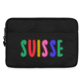 SUISSE. PAYS - Sacoche pour ordinateur portable 13 pouces - noir - Devant