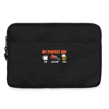 Trike Triker Trikefahrer - Laptoptasche 13" - Schwarz - Vorne