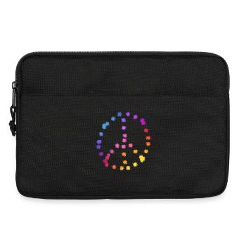 PEACESYMBOLYMUTICKOLOR - Sacoche pour ordinateur portable 13 pouces - noir - Devant