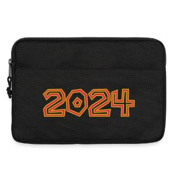 2024. ANNEE. BONNE ANNEE. SAINT SYLVESTRE - Sacoche pour ordinateur portable 13 pouces - noir - Devant