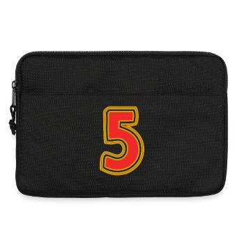 5. 5 ANS. 5e ANNIVERSAIRE. ANNIVERSAIRE 5 ANS - Sacoche pour ordinateur portable 13 pouces - noir - Devant