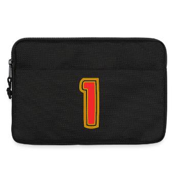 1. 1 AN. 1er ANNIVERSAIRE. ANNIVERSAIRE 1 AN - Sacoche pour ordinateur portable 13 pouces - noir - Devant