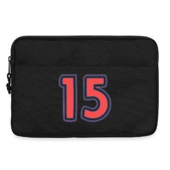 15. 15 ANS. 15e ANNIVERSAIRE. ANNIVERSAIRE 15 ANS. - Sacoche pour ordinateur portable 13 pouces - noir - Devant