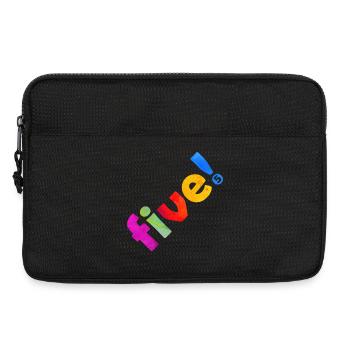 FIVE 5 YEARS 5TH BIRTHDAY - Laptop bag 13" - black - Front