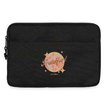 Frankfurt am Main Retro Vintage Design Diskokugel - Laptoptasche 13" - Schwarz - Vorne