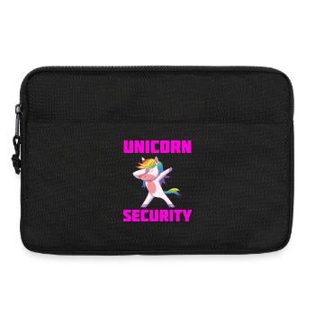 Unicorn Security Funny - Laptoptasche 13" - Schwarz - Vorne