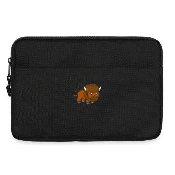 Bison Büffel Liebhaber - Laptoptasche 13" - Schwarz - Vorne