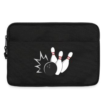 Bowling - Laptoptasche 13" - Schwarz - Vorne