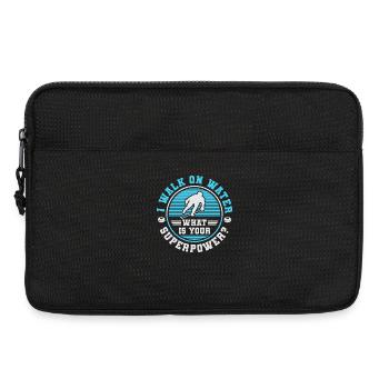 i walk on water what is your superpower blue - Laptoptasche 13" - Schwarz - Vorne