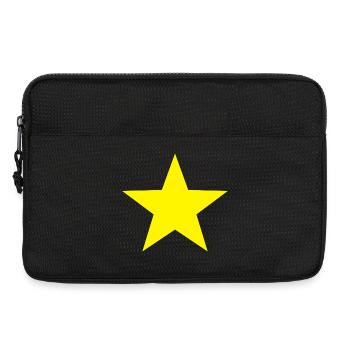 ein stern - Laptoptasche 13" - Schwarz - Vorne