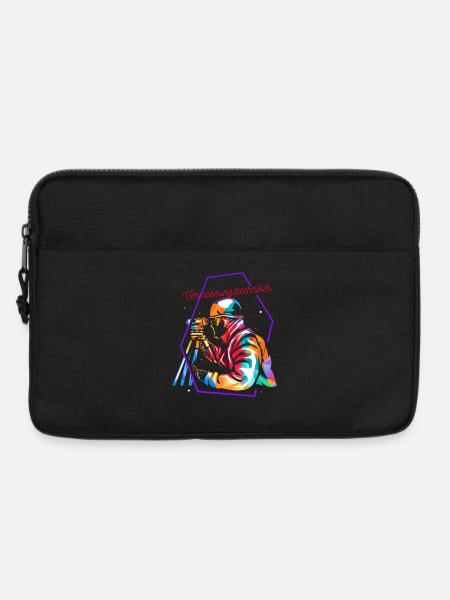 Maßgenauer Vermesser Katasteramt - Laptoptasche 13" - Schwarz