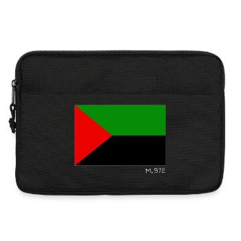 Flagge M.972 (weiß) - Laptoptasche 13" - Schwarz - Vorne
