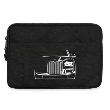 Aurus Dubai weiß - Laptoptasche 13" - Schwarz - Vorne