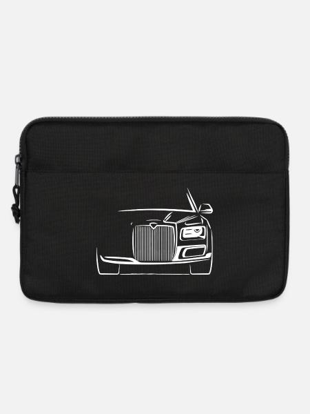 Aurus Dubai weiß - Laptoptasche 13" - Schwarz