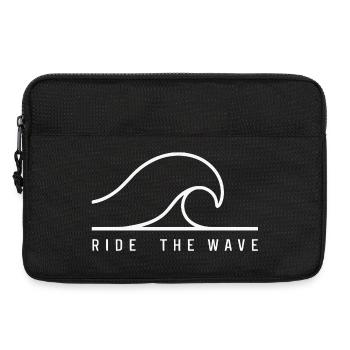 Ride the Wave Pocket Version - Laptoptasche 13" - Schwarz - Vorne
