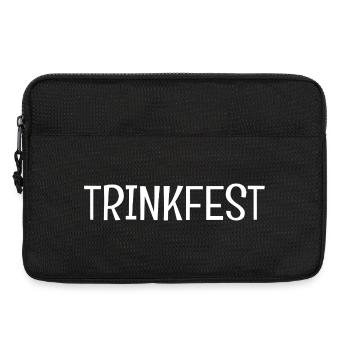 Design Trinkfest - Laptoptasche 13" - Schwarz - Vorne