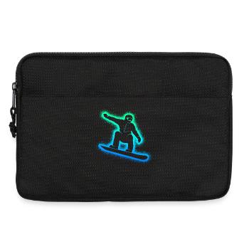 Snowboarder Snowboarden Jungen Herren Snowboard - Laptoptasche 13" - Schwarz - Vorne