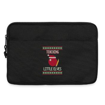 Teaching Little Elves - Lehrerin Weihnachten - Laptoptasche 13" - Schwarz - Vorne