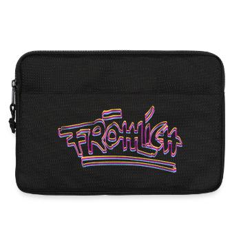 Fröhlich Neon Graffiti - Laptoptasche 13" - Schwarz - Vorne