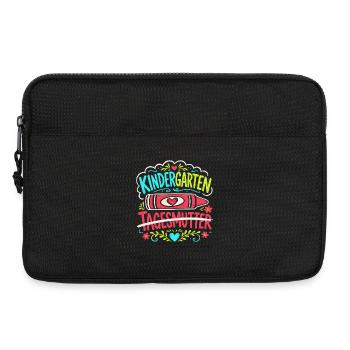 Hallo Kindergarten Tagesmutter - Laptoptasche 13" - Schwarz - Vorne