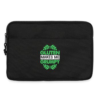 Glutenfrei - Laptoptasche 13" - Schwarz - Vorne