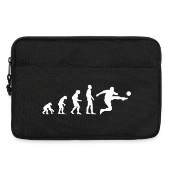 Fußballer Evolution - Laptoptasche 13" - Schwarz - Vorne